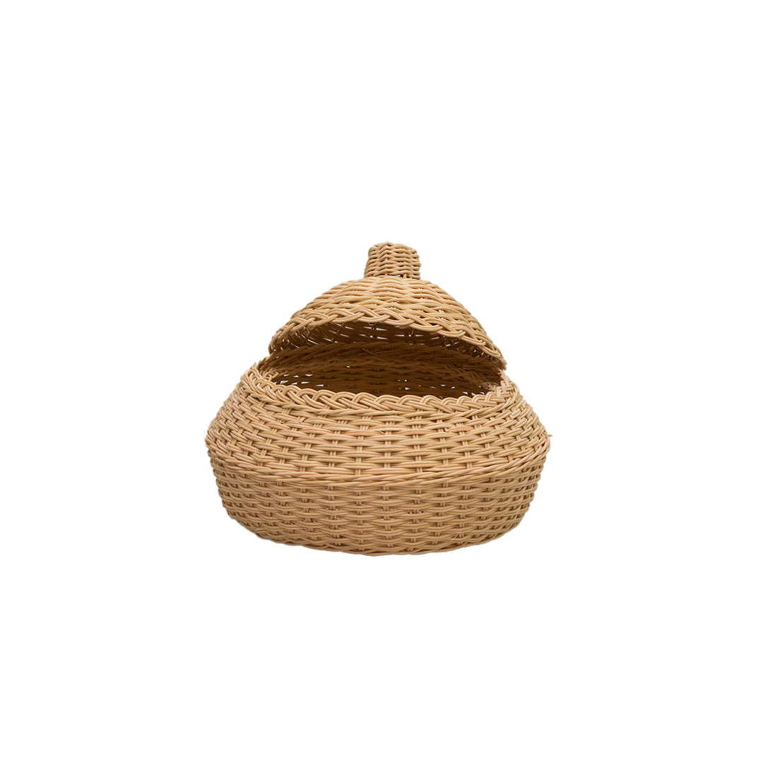 Hand Towel Basket with Cover by POD
