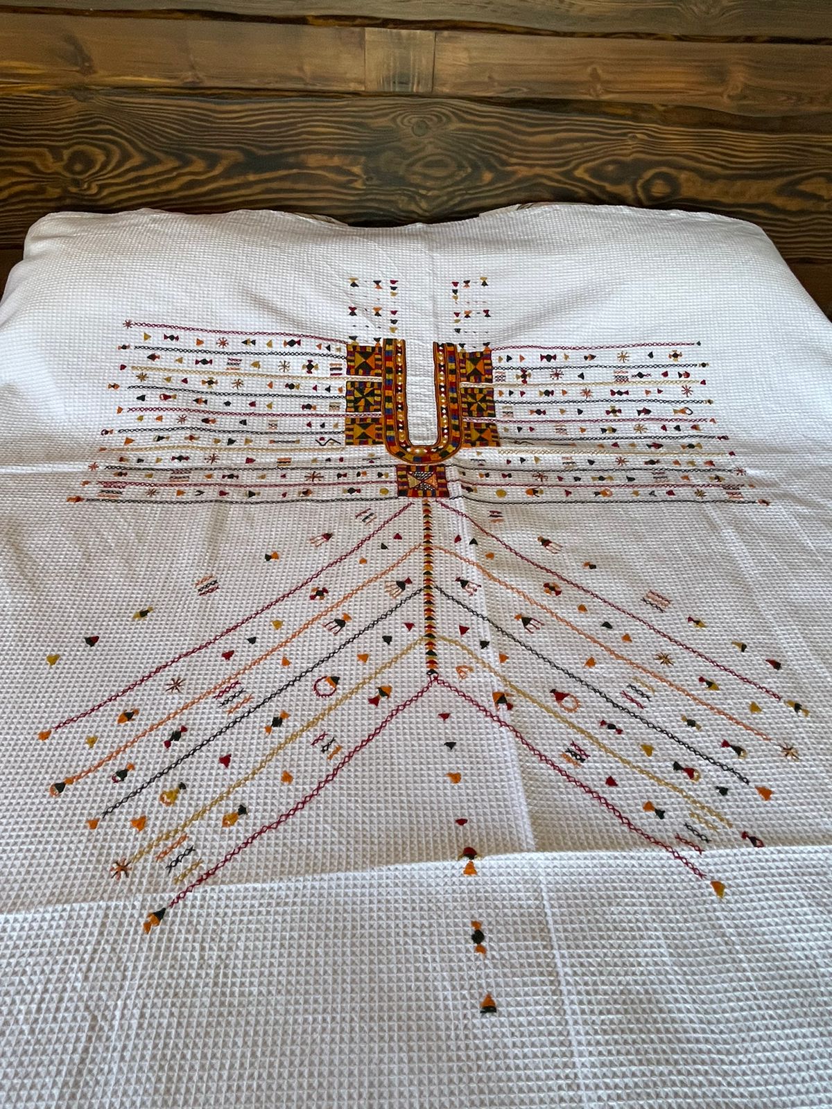 Vibrant Fiesta Egyptian Cotton Bed Cover