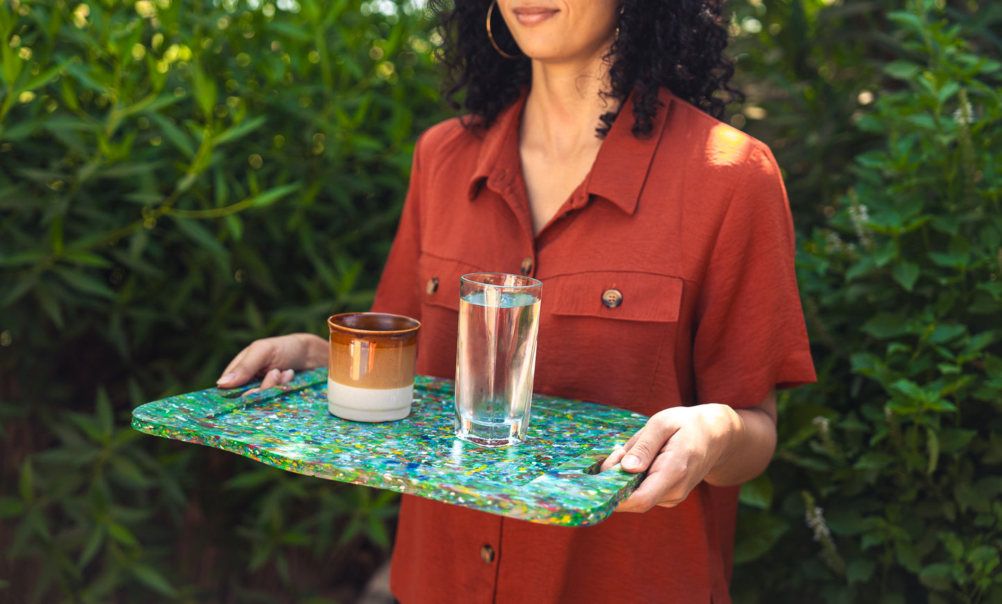 Upcycled Plastic Serving Tray