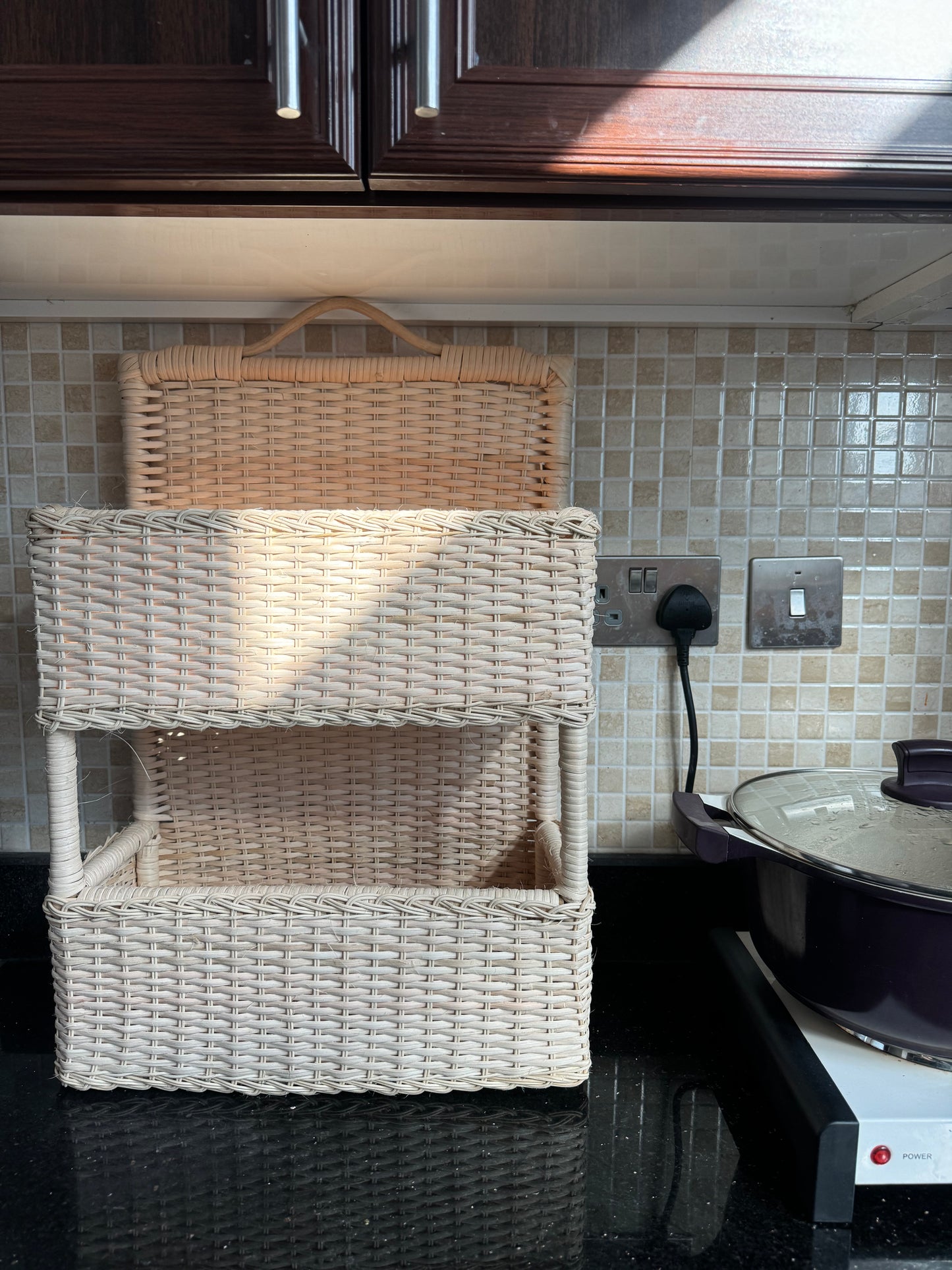 Double-Tier Kitchen Condiments and Supplies Organizer by POD