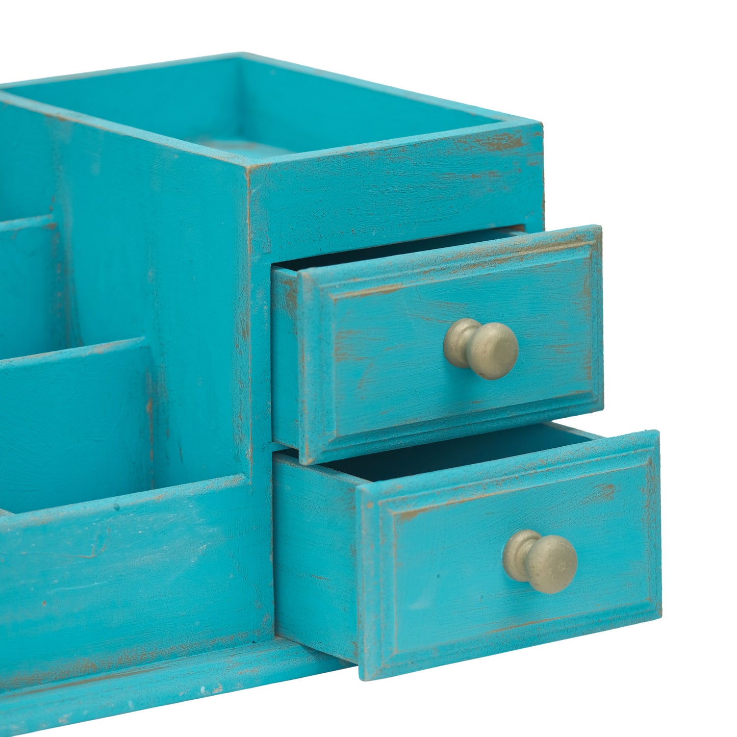Multipurpose Wooden Organizer Large (Teal)