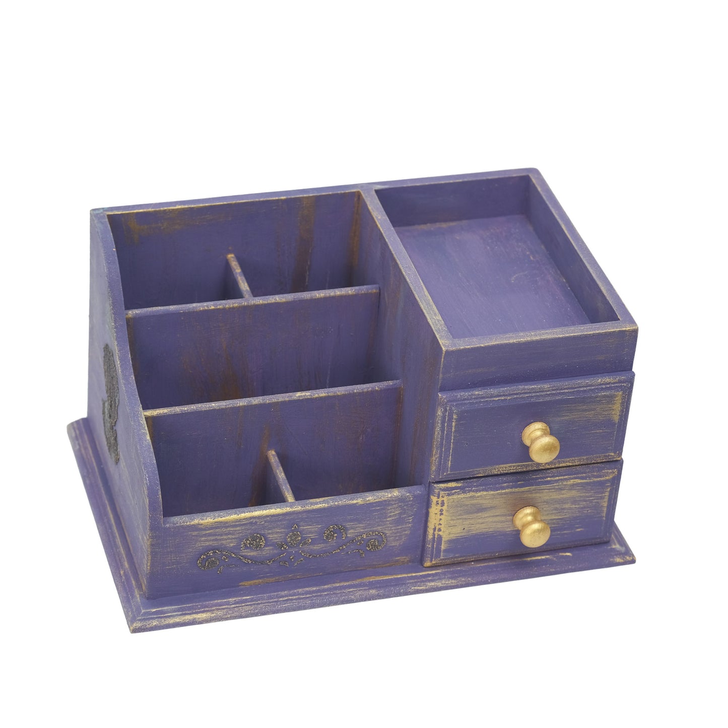Multipurpose Wooden Organizer Large (Purple)