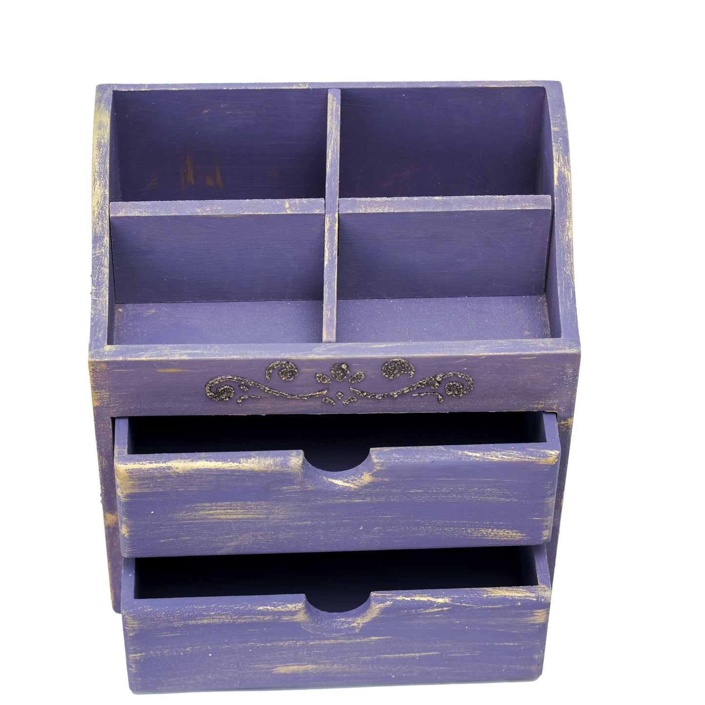Multipurpose Wooden Organizer Small (Purple)