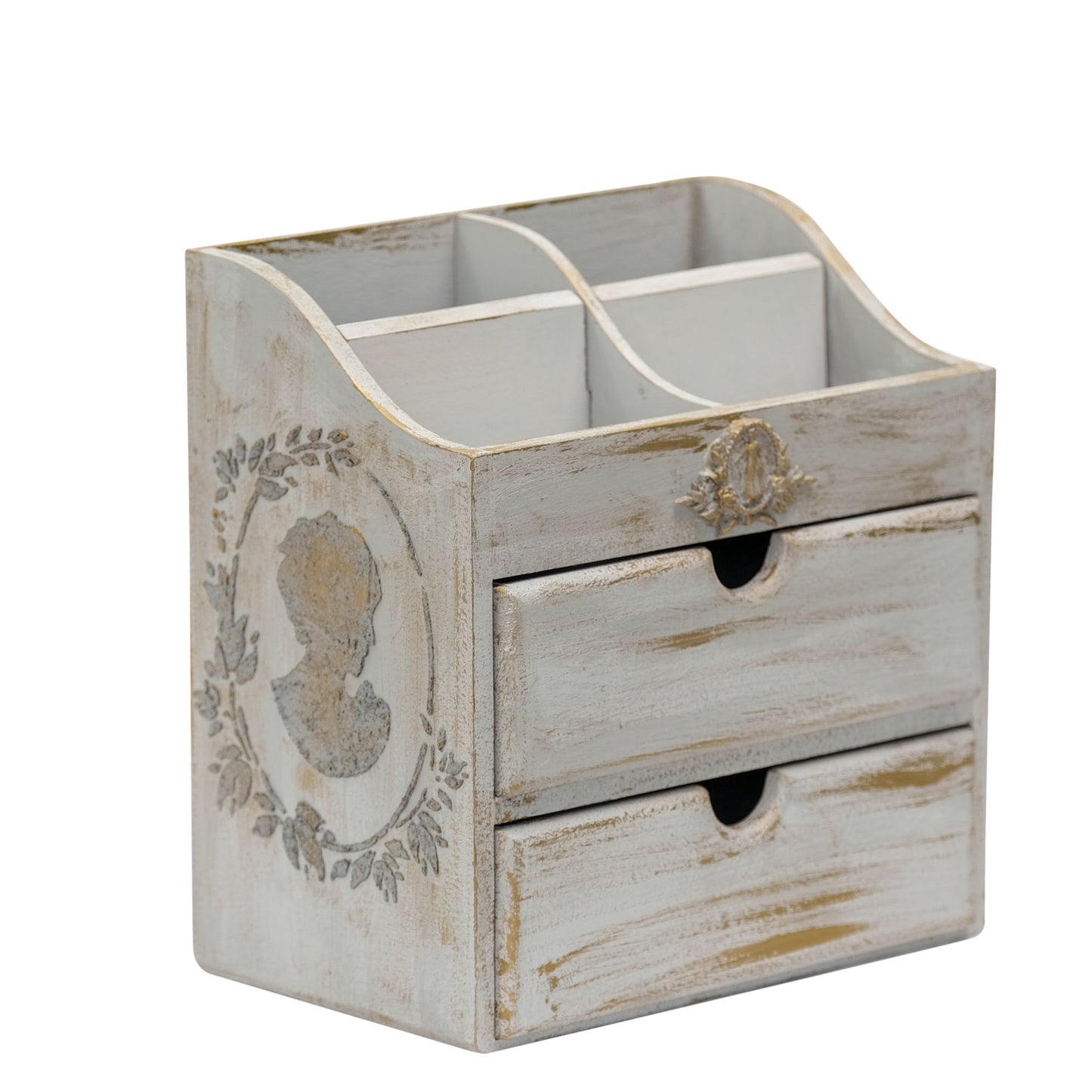 Multipurpose Wooden Organizer Small (Grey)