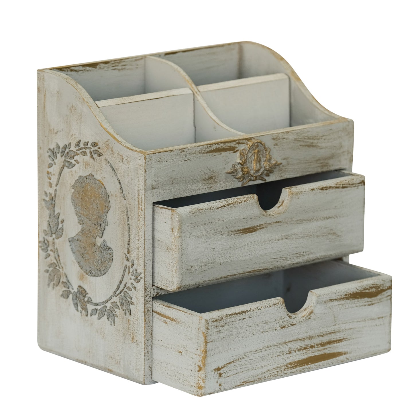 Multipurpose Wooden Organizer Small (Grey)