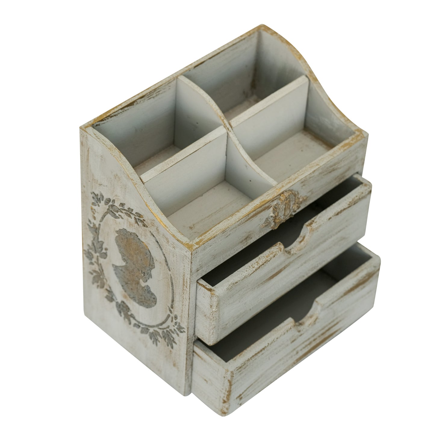 Multipurpose Wooden Organizer Small (Grey)
