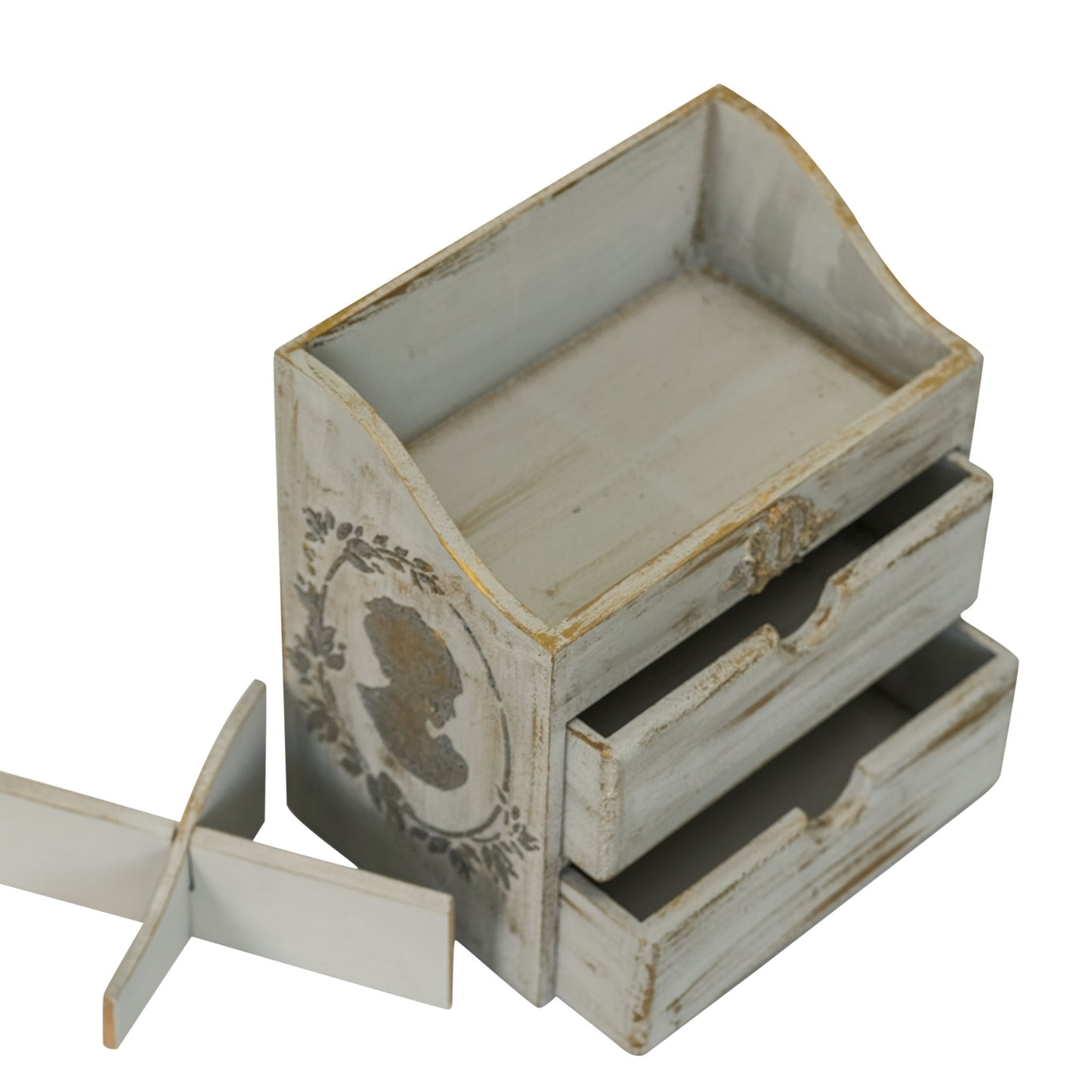 Multipurpose Wooden Organizer Small (Grey)