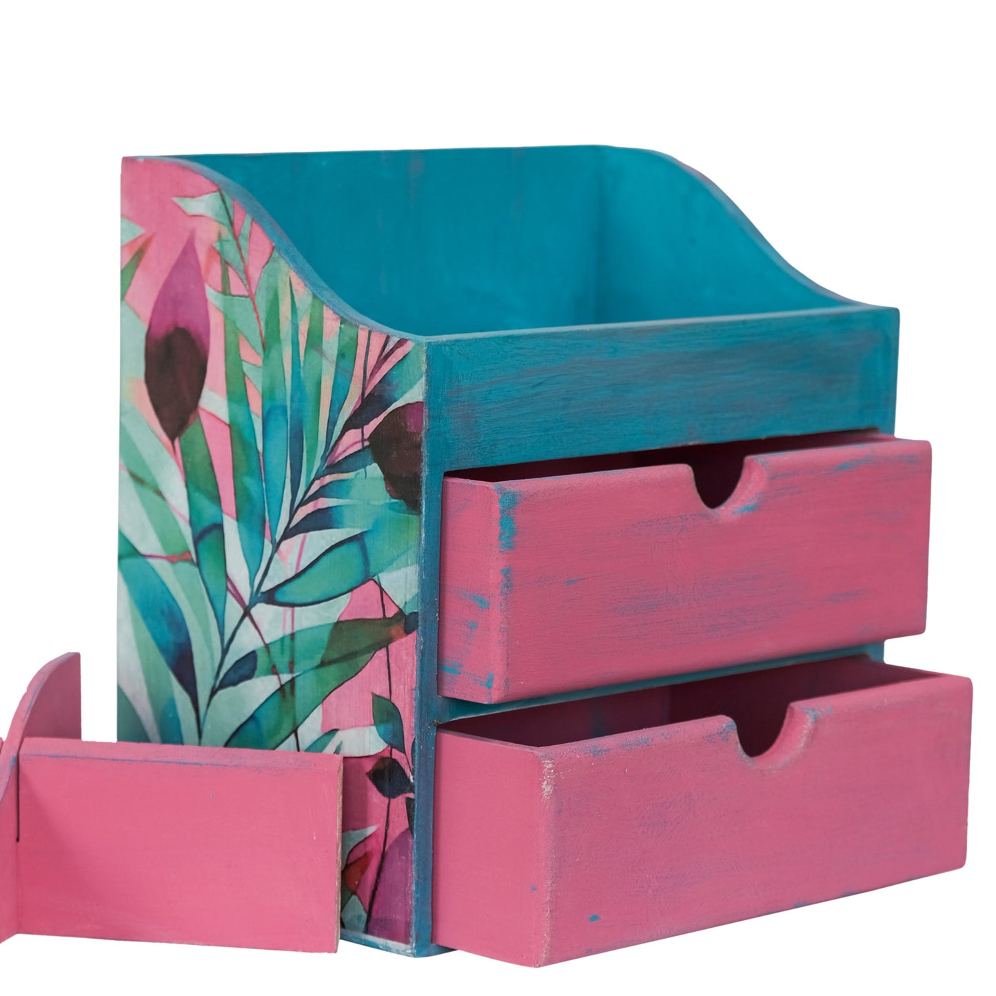 Multipurpose Wooden Organizer Small (Blossom)