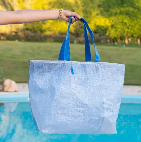 Upcycled Plastic Tote Beach Big Bag