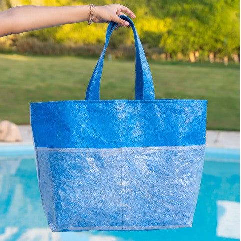 Upcycled Plastic Tote Beach Big Bag
