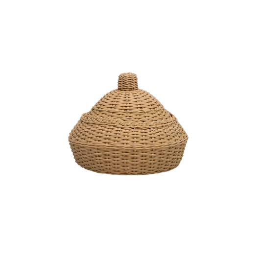 Hand Towel Basket with Cover by POD