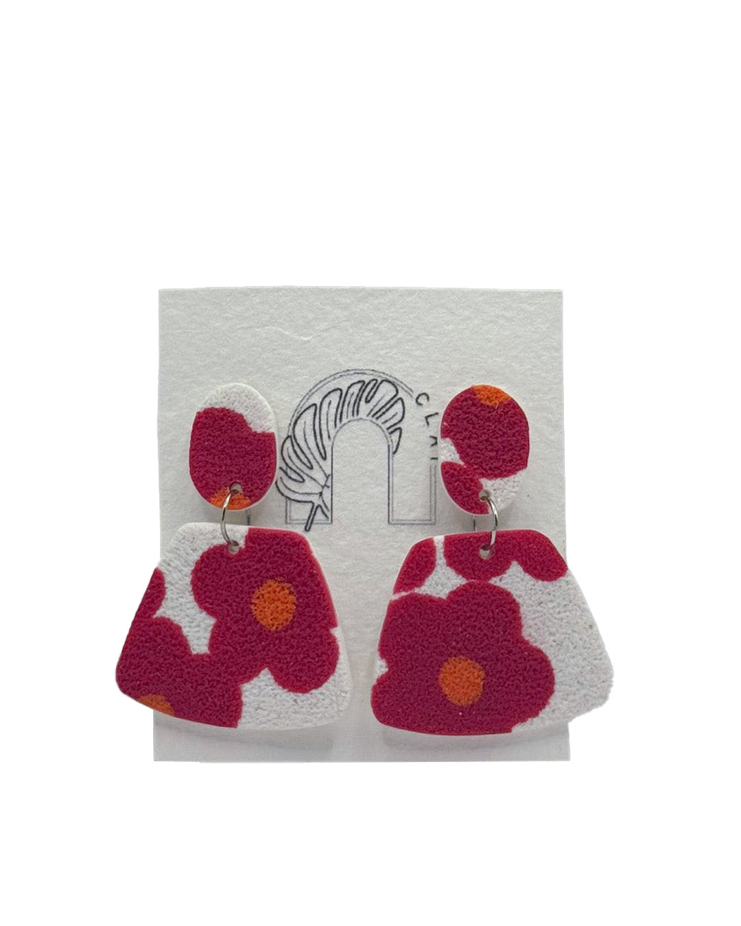 Summer Wink Handmade Clay Earring