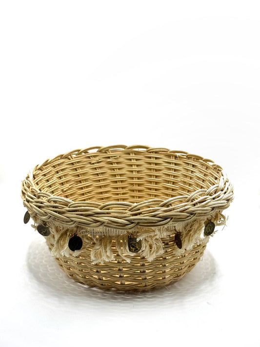 Generic Rattan Storage Basket by POD (Offwhite)