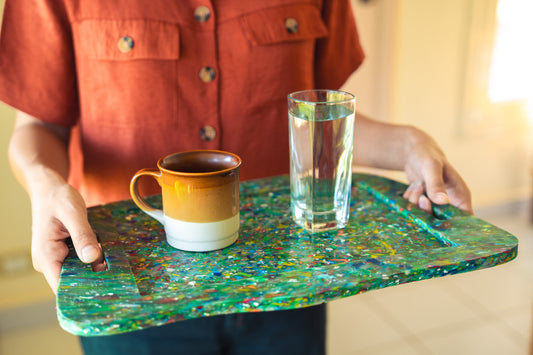 Upcycled Plastic Serving Tray