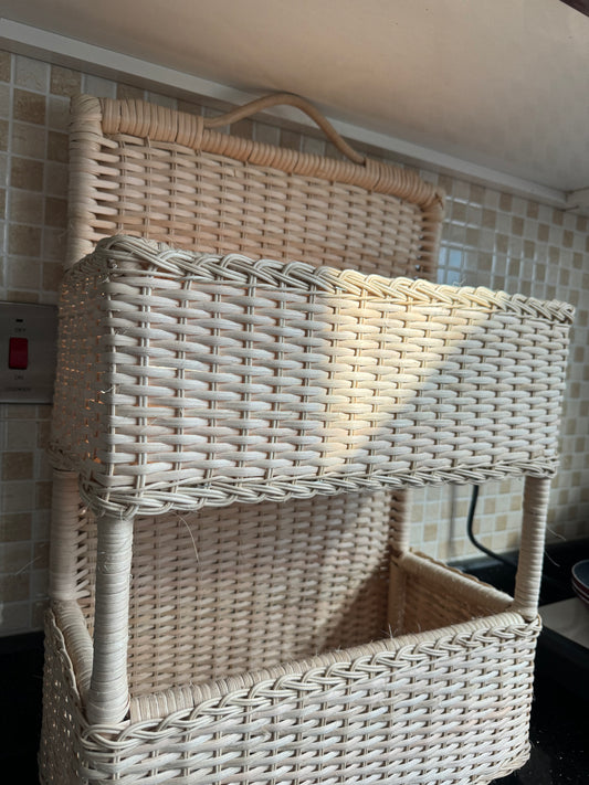 Double-Tier Kitchen Condiments and Supplies Organizer by POD