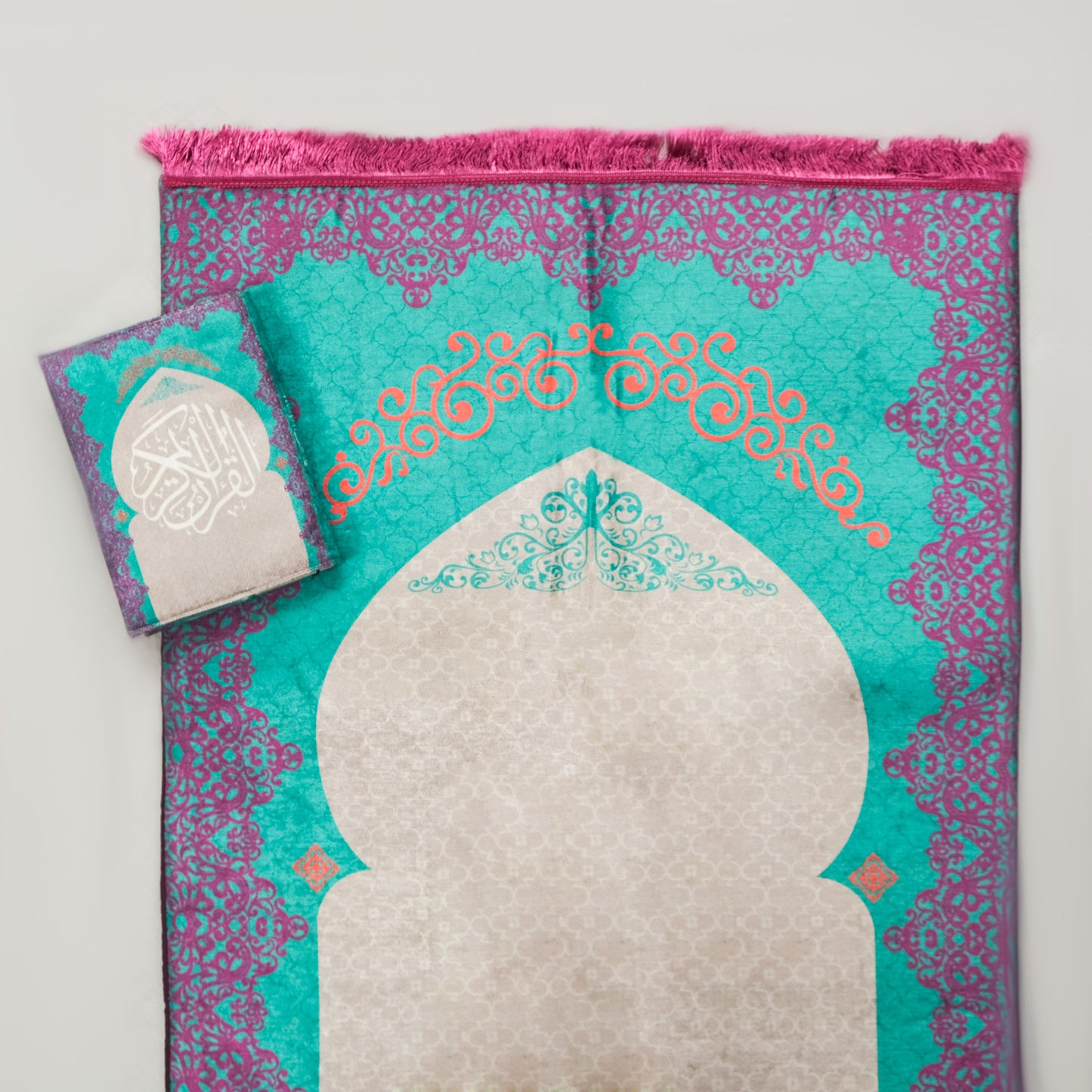 Prayer Mat and Quran Cover Set