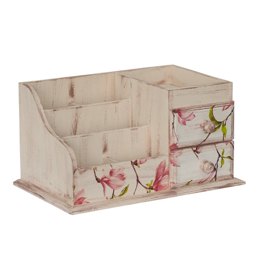 Multipurpose Wooden Organizer Large (Floral)