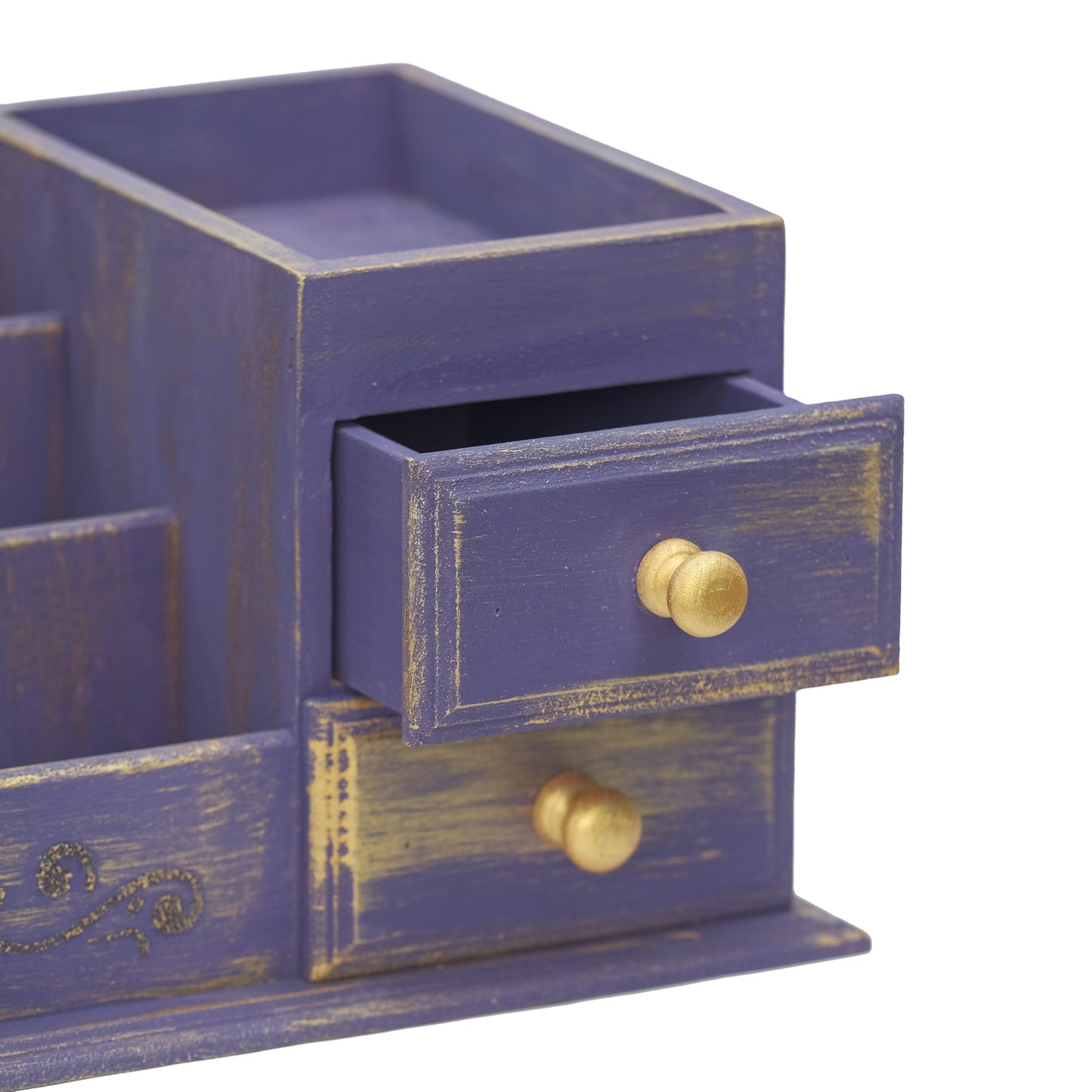 Multipurpose Wooden Organizer Large (Purple)
