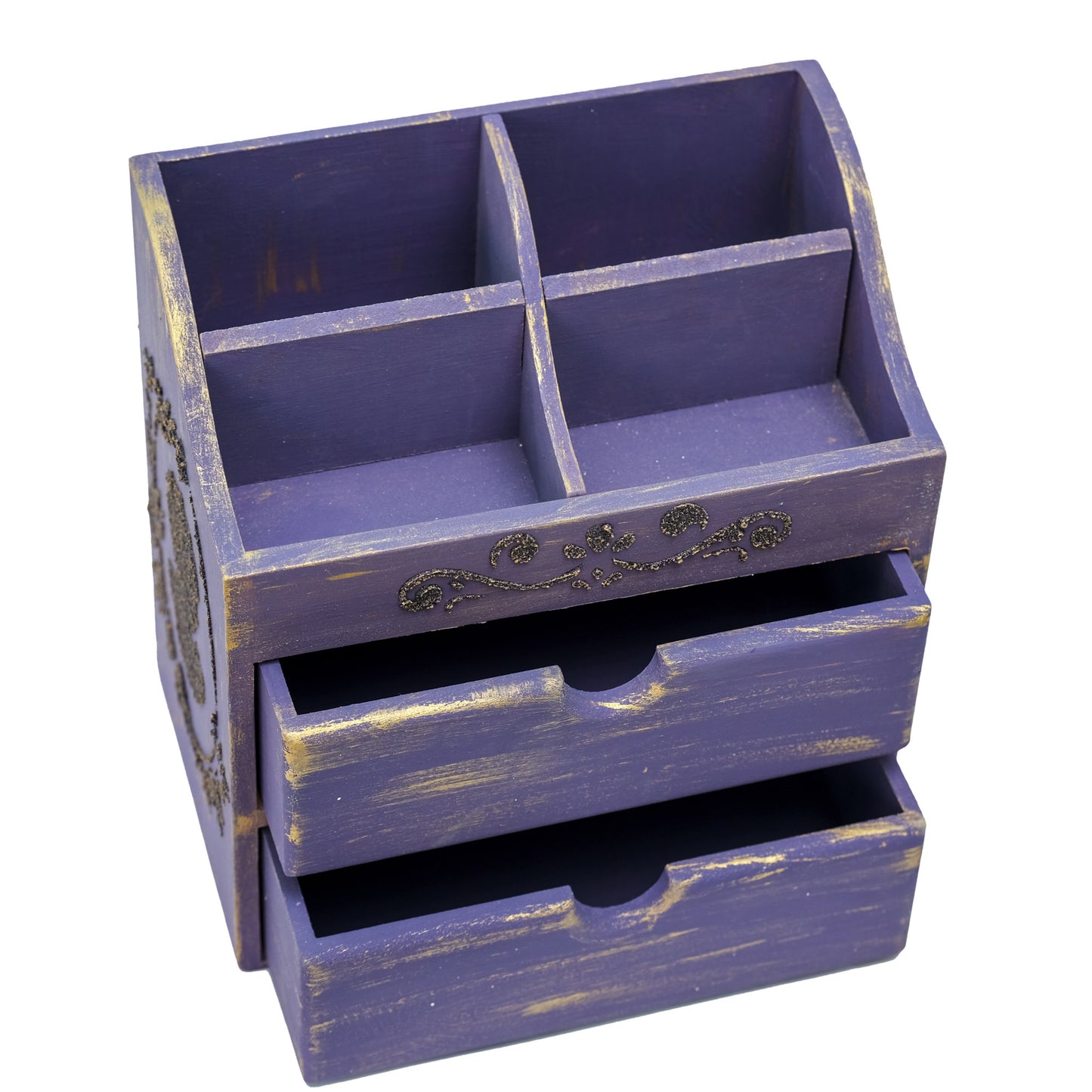 Multipurpose Wooden Organizer Small (Purple)