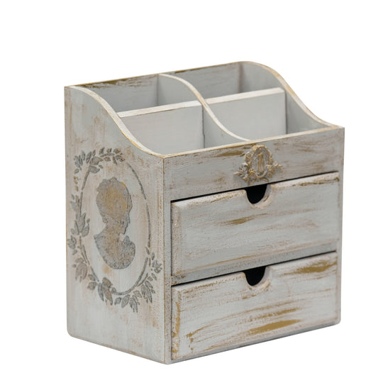 Multipurpose Wooden Organizer Small (Grey)