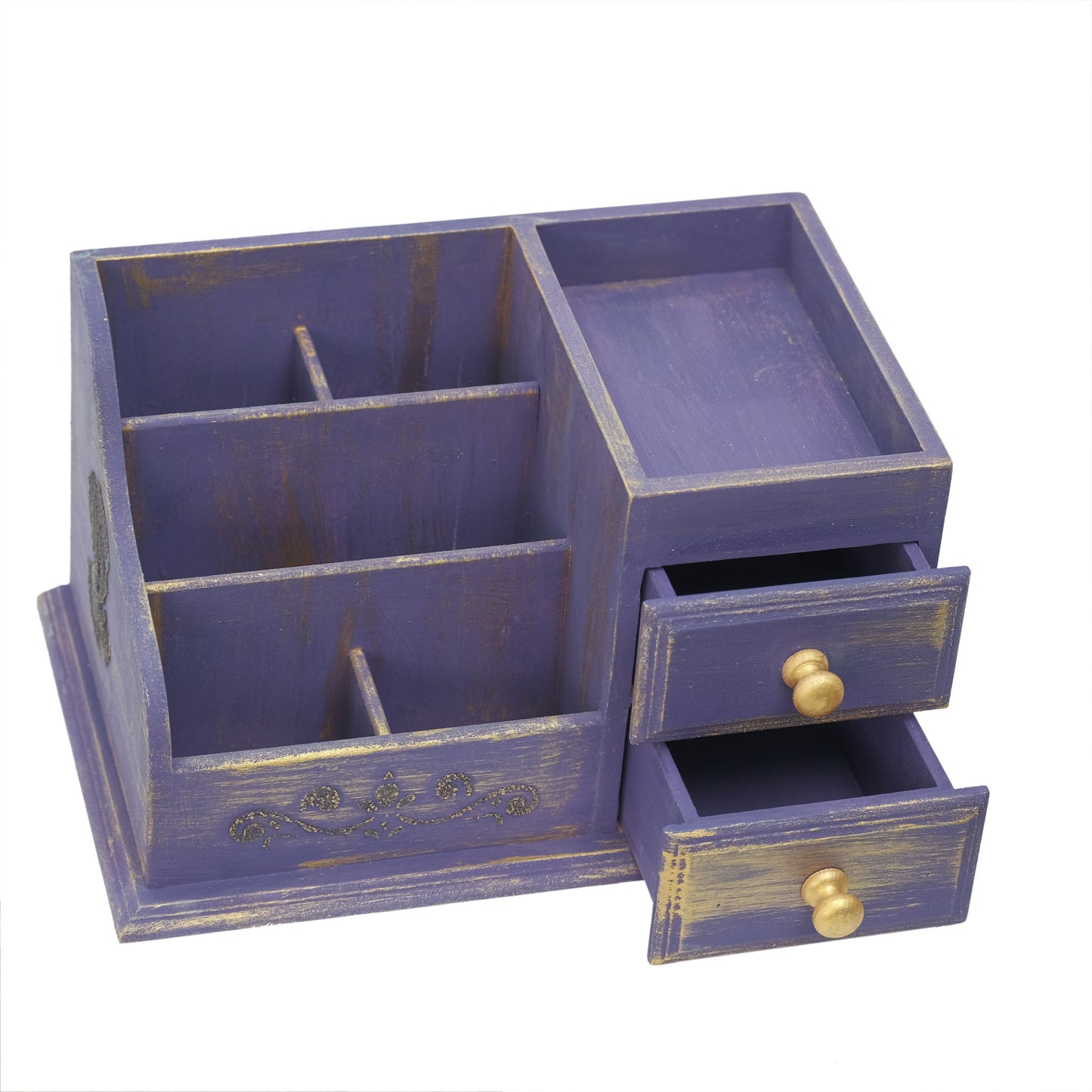 Multipurpose Wooden Organizer Large (Purple)