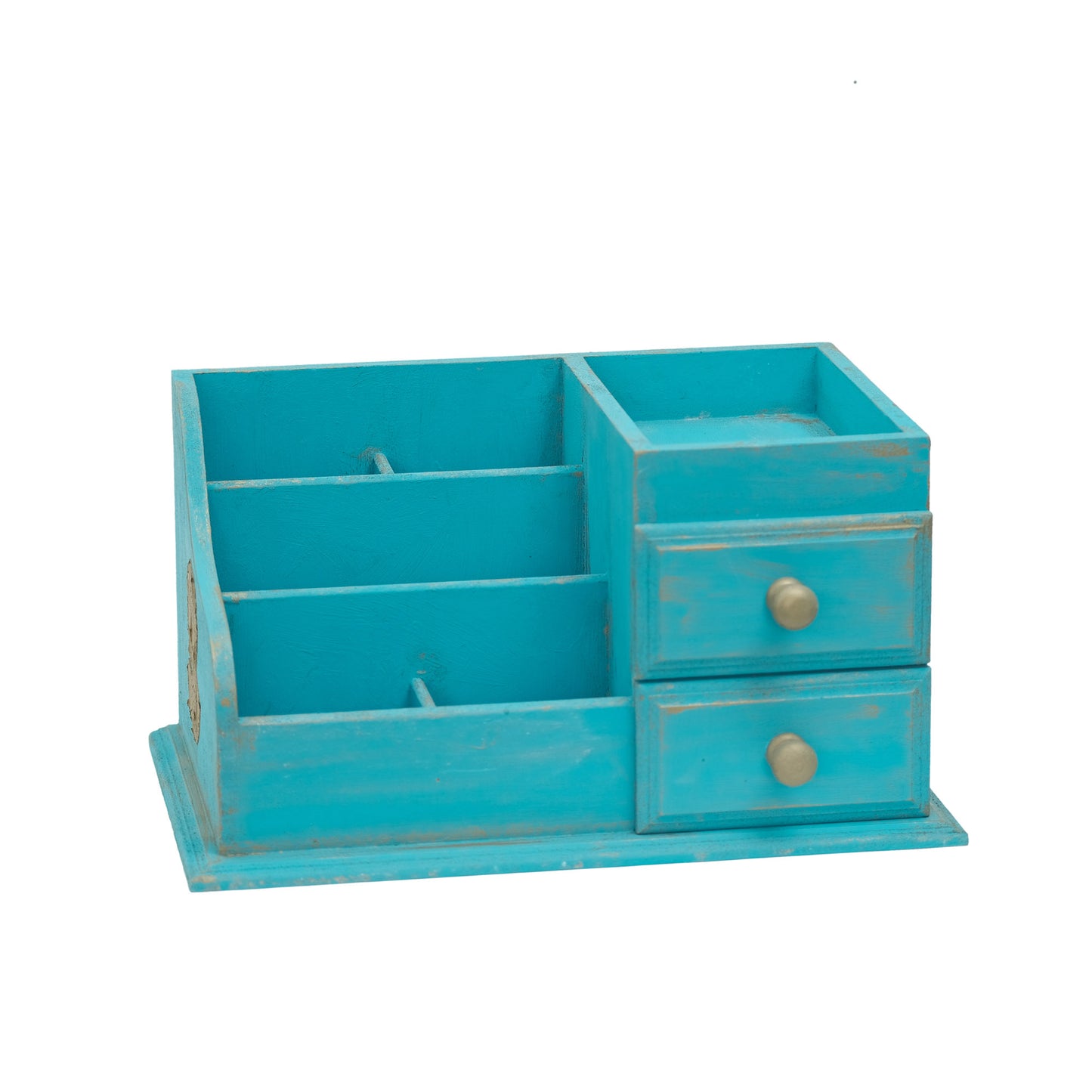 Multipurpose Wooden Organizer Large (Teal)