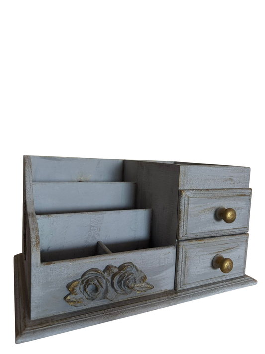 Multipurpose Wooden Organizer Large (Grey Vintage)