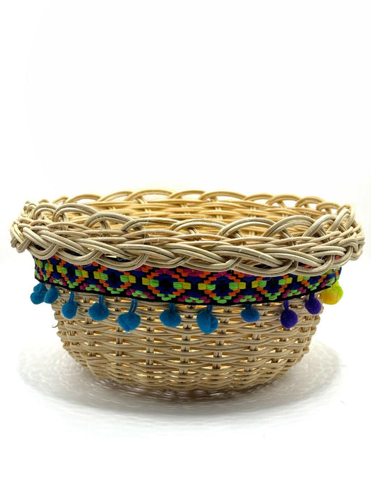 Generic Rattan Storage Basket by POD (Blue)